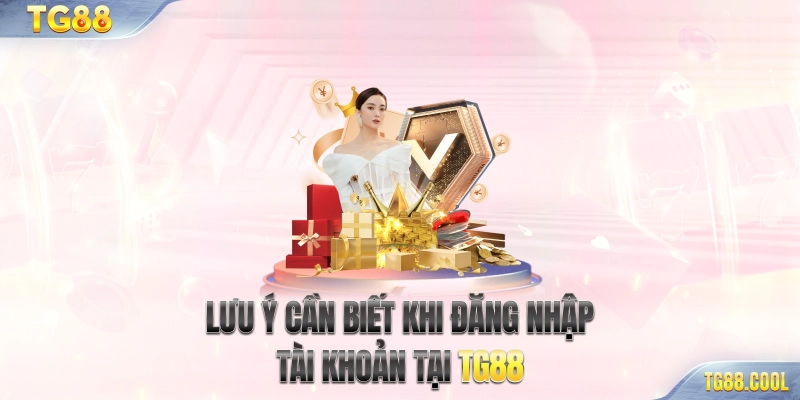 Lưu ý cần biết khi đăng nhập tài khoản tại TG88